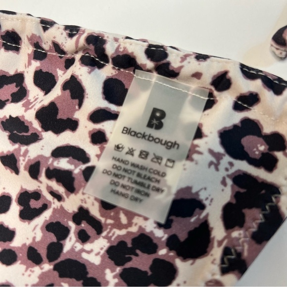 Blackbough Leopard Print Bikini Swimsuit Size Small - Picture 9 of 11